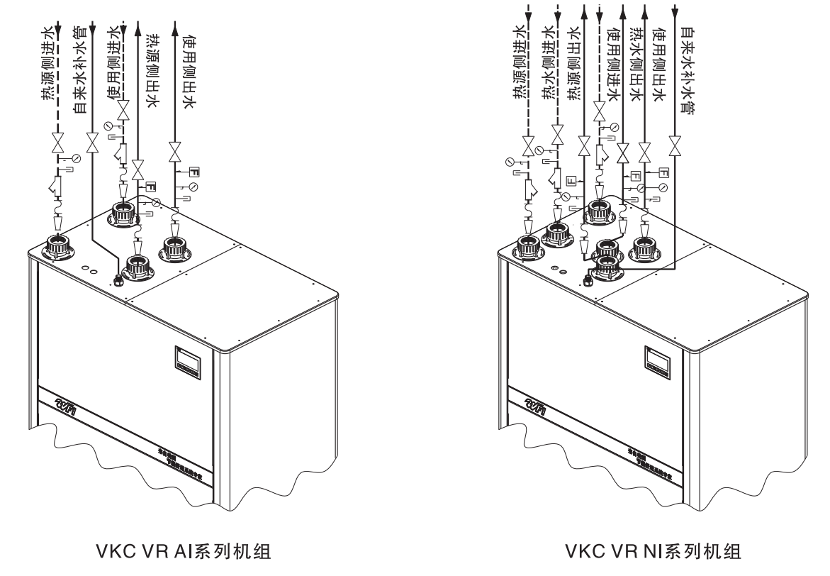 VKC地源热泵机组接线图